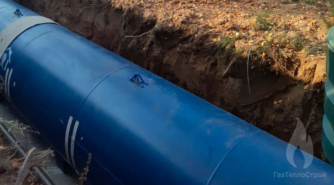 Газгольдер Медведь вмонтированный в яму