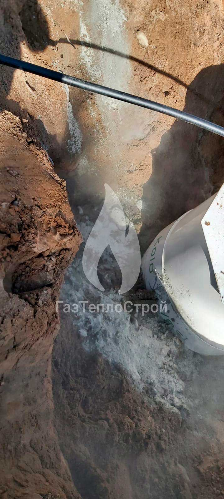 Фото септика вмонтированного в землю